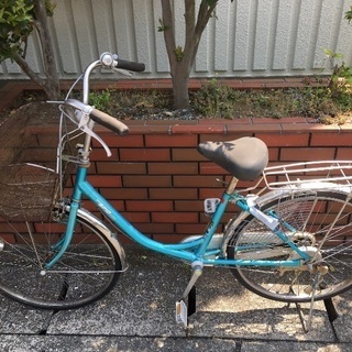 (chariyoshy 出品)24インチ　自転車　メタリックブルー