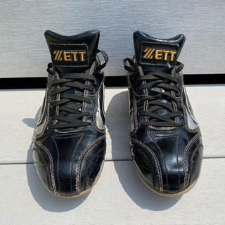 【取引終了】ZETT  野球　スパイク　24.0        ...