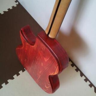 ネックエレキ用で自作ギターです