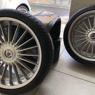 BMW ALPINA 19インチ ホイール 4本 ピレリ バリ山 タイヤ付き