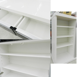 みっちゃんニトリ バーカウンター テーブル 120cm ホワイト ニトリ バーカウンター パース120 キッチンカウンター ホワイト