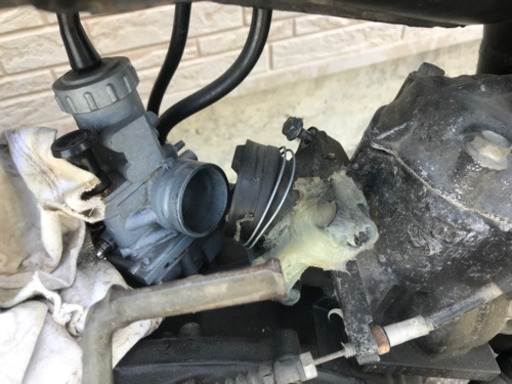 取引中 カワサキ KX80 現在不動 インシュレーター欠品 オフロード