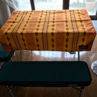 コールマン　美品　アウトドア　テーブル　ベンチセット