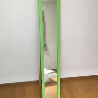 全身鏡　グリーン　25×150