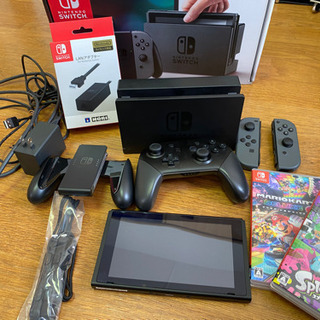 ニンテンドースイッチ本体セット+プロコントローラー(純正品)＋マリカ8