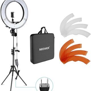 Neewer カメラ写真ビデオ用照明セット　18インチ/48cm...