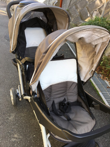 値下げ! 2人乗りベビーカー 縦型 pn-jambi.go.id
