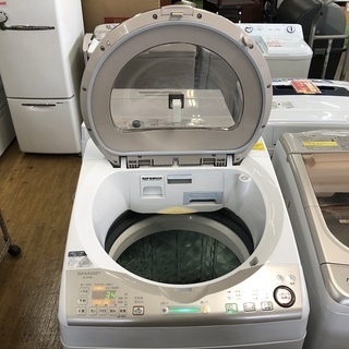 美品【 SHARP 】シャープ プラズマクラスター搭載 洗濯9.0㎏/乾燥4.5㎏ 洗濯乾燥機 防臭効果 Ag+イオンコート 穴なしサイクロン洗浄 ES-TX940 美品【 SHARP 】シャープ プラズマクラスター搭載 洗濯9.0㎏/乾燥4.5