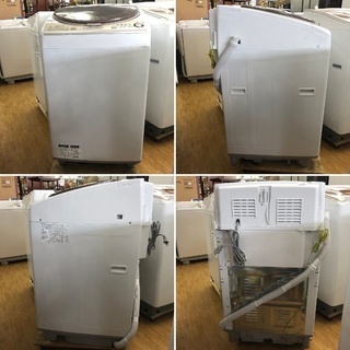 美品【 SHARP 】シャープ プラズマクラスター搭載 洗濯9.0㎏/乾燥4.5