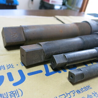 大型ハンドリーマー 古い金属加工工具 30mm～63.5mm 4本まとめ