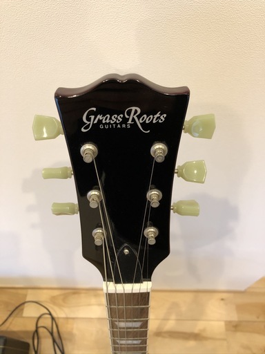 美品】GrassRootsエレキギター、ケース、スタンド等7点セット（ギター