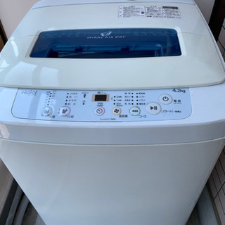 GW半額値引き❗️【美品】4.2Kg 全自動 洗濯機  ハイアー...