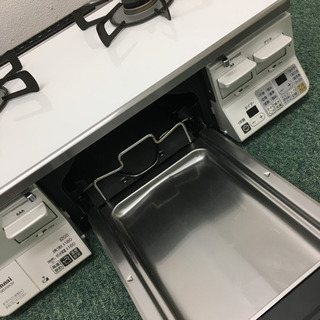 配達無料地域あり＊リンナイ 都市ガスコンロ ラクシエ 2017年製＊