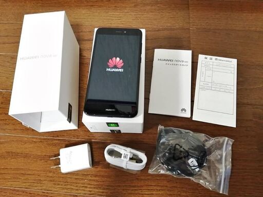 【美品】Huawei nova lite PRA-LX2 黒 シムフリー