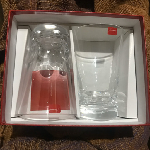 7日お引渡し予定◆Baccarat◆グラス2点◆箱付き