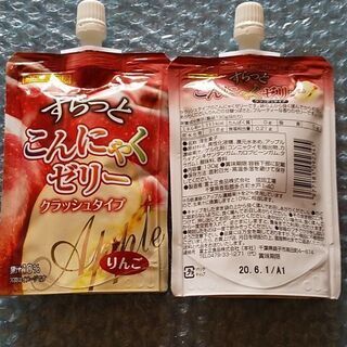 富士正食品 自然派工房　すらっとこんにゃくゼリー　クラッシュタイ...