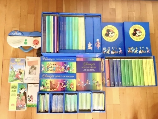 60万程で購入☆ディズニー英語システム英語幼児教育　+希少ビデオ　ミッキーと豆の木　シンデレラ英語教育カセット