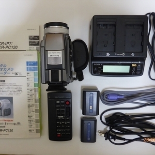 SONY製デジタル ビデオカメラ レコーダー DCR-PC120...