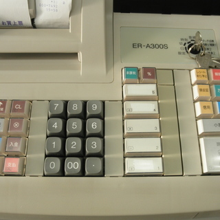 値下げ!シャープ 電子レジスタ ER-A300S-W レジ 店舗備品 SHARP 西岡