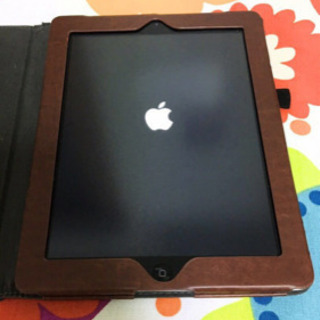 Apple iPad 64GB 箱 充電器 レザーケース付き - 甘楽郡