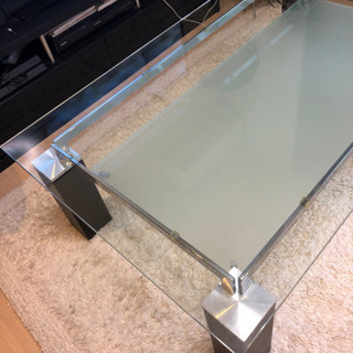 ガラステーブル　定価40,000程度　強化ガラス　ニトリ