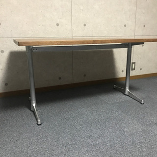 カフェテーブル　ウォールナット天板