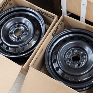 タイヤ、ホイール 美品 トヨタ 純正 14インチ スチールホイール 14×5J 