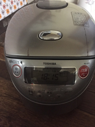 取引確定   炊飯器 TOSHIBA 08年製 5合炊き