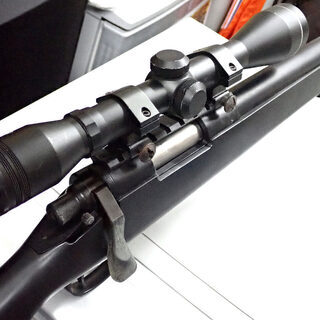 札幌 ボルトアクション スナイパーライフル スコープ付き エアガン 中古