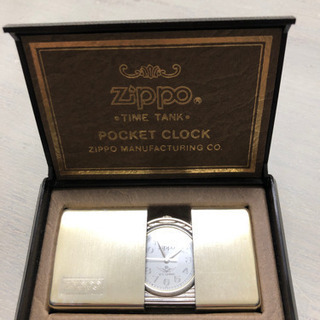 【ネット決済・配送可】〜引っ越し処分〜Zippo 時計