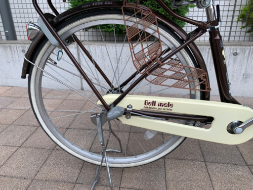 【約80%オフ】【美品】アサヒサイクル 前子供乗せ自転車 Bell mele 3人乗り対応 / リトルキディーズレインカバーセット 2
