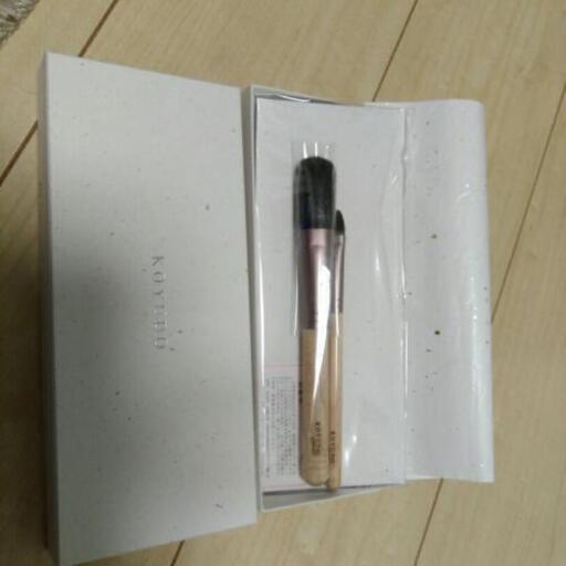 熊野筆「凛」2本セット（チークブラシ、アイシャドウ）