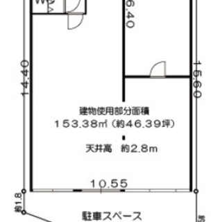 ★☆　倉庫　☆★ 　八尾市若林町　46.39坪　#倉庫　