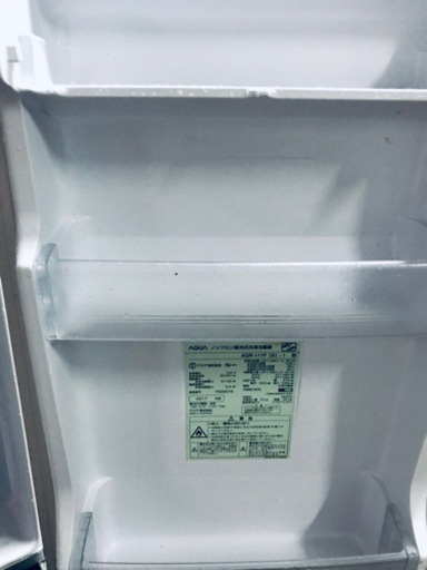 高年式‼️972番 AQUA✨ノンフロン冷凍冷蔵庫✨AQR-111F‼️