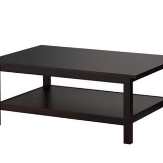 【0円、譲ります】IKEA HEMNES ローテーブル 黒 11...