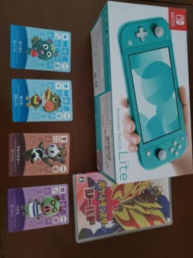 【募集中！】Nintendo SwitchLite+ポケットモンスターシールド+amiiboカード