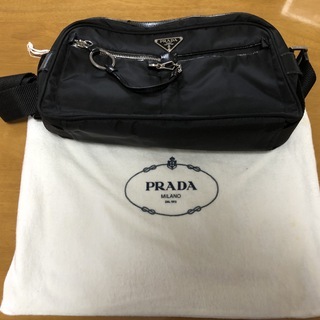 プラダ　ショルダーバッグ　黒　PRADA　ナイロン　NERO B...