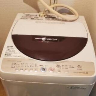 【5/11まで】SHARP2010年製全自動洗濯機6.0kg