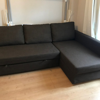 IKEA フリーヘーテン　ソファベッド　コーナーソファ