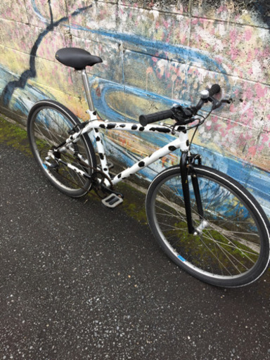 クロスバイク カスタマイズ！パンダ⁈ダルメシアン？牛？