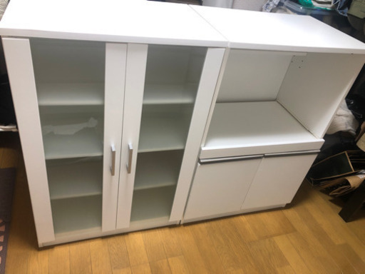 ニトリ　レンジ台　キッチンボード　食器棚