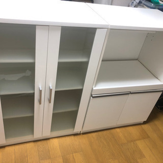 ニトリ　レンジ台　キッチンボード　食器棚