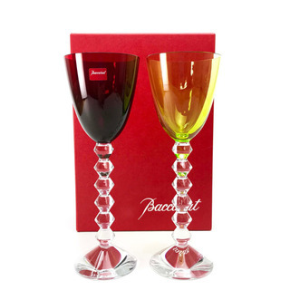 Baccarat - 未使用　バカラ　ベガ　ペア　ワイングラス　クリスタル　純正箱　冊子　付属 alevelshop_2812265