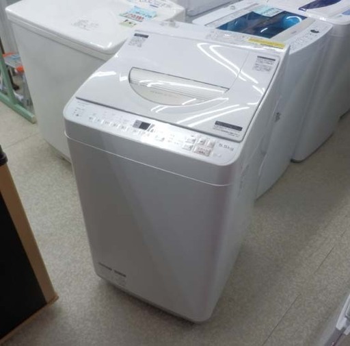 洗濯機 5.5㎏ 2018年製 シャープ ES-TX5B-N 乾燥機能 縦型 ゴールド系 SHARP ペイペイ対応 札幌市西区西野