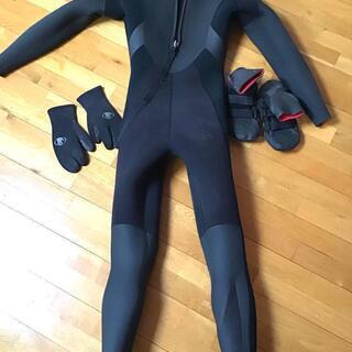 サーフィン冬物セット⭐︎セミドライ5×3 ウエットスーツミトンブーツセット