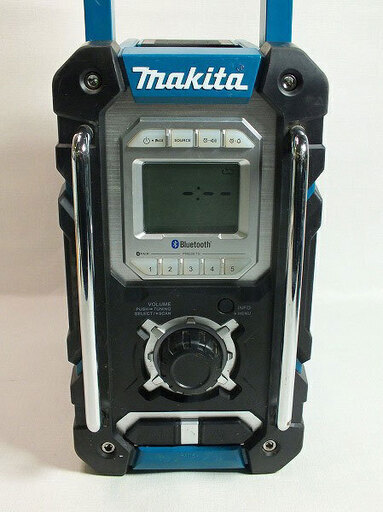 【苫小牧バナナ】makita/マキタ 充電式 現場ラジオ スライド式リチウムイオン 10.8V～18V対応 MR108 中古♪