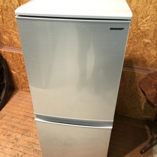 管理KRR170】SHARP 2019年 SJ-D14E 137L 2ドア冷凍冷蔵庫 - 冷蔵庫 