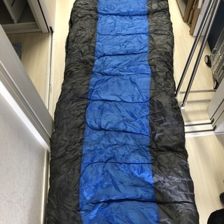 【新品・未使用】寝袋（ブルー）シュラフ
