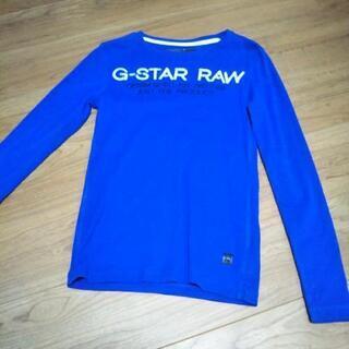 Ḡ-star raw ブルー　ロンＴ sサイズ
