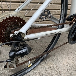 TREK FX7.2 2014年モデル サイズ445 ホワイト 中古クロスバイク